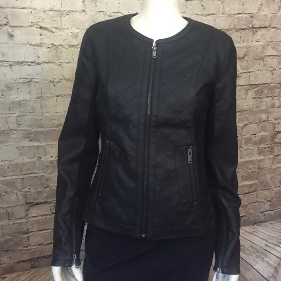 FAUX LEATHER MOTO JACKET - Picture 4 of 11